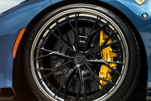 Фото дисков Anrky S3-X5 Черный сатин на Ferrari F8