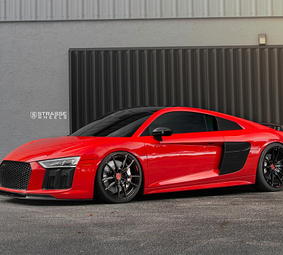 Фото дисков Strasse Wheels SV1 Deep Concave Monoblock на Audi R8 (4S)