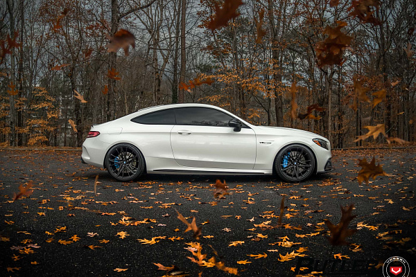 Фото дисков Vossen M-X6 Черный сатин на Mercedes-Benz C-Class (W205)