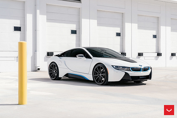 Фото дисков Vossen HF-3 Черный сатин на BMW i8