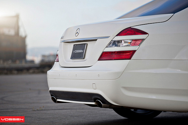 Фото дисков Vossen CV1 Черный сатин на Mercedes-Benz S-Class (W221)