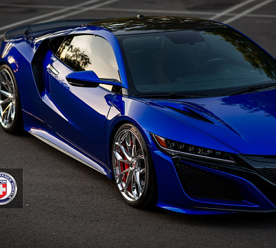 Фото дисков HRE P201 на Acura NSX II