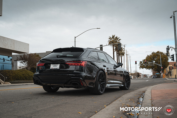 Фото дисков Vossen EVO-5 Черный сатин на Audi A/RS 6 (C8)