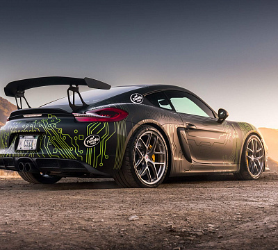 Фото дисков HRE R101 Lightweight на Porsche Cayman II