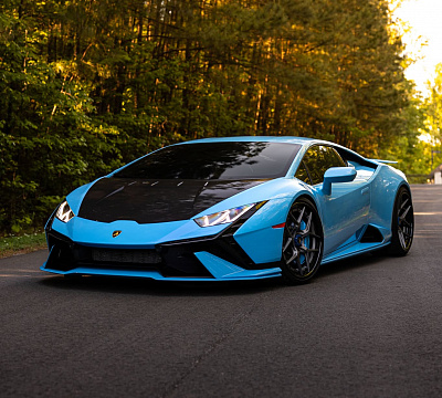 Фото дисков Brixton Forged PF7 на Lamborghini Huracan
