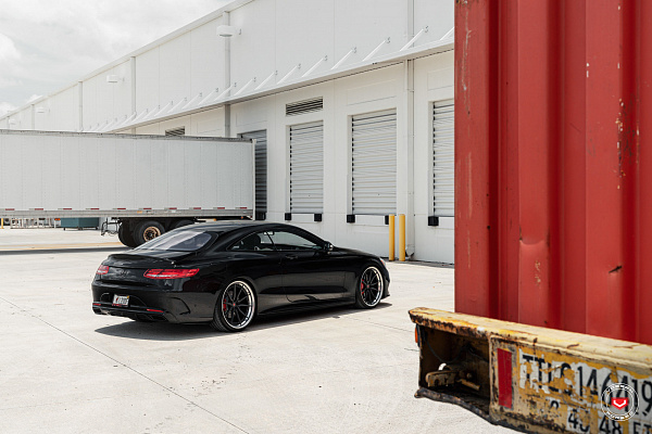 Фото дисков Vossen M-X2 (3-Piece) Черный матовый на Mercedes-Benz S-Class (W222, C217)