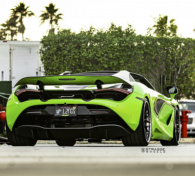 Фото дисков Strasse Wheels SV10M Deep Concave FS на McLaren 720S