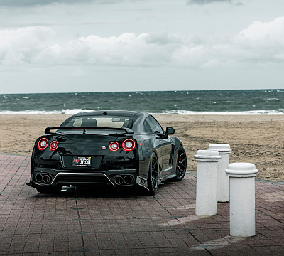 Фото дисков Vossen HF-5 на Nissan GT-R