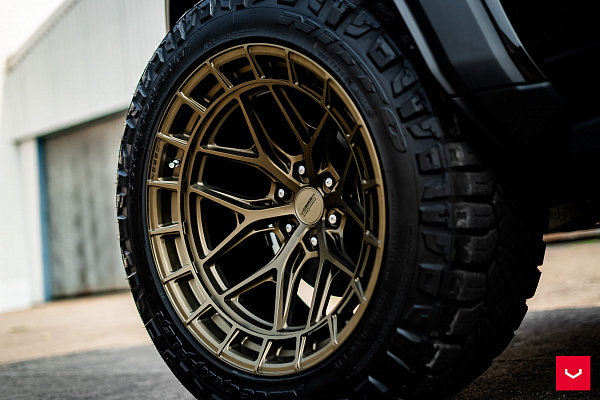 Фото дисков Vossen HFX-1 (6-Lug) Сатиновое темное золото на Ram 1500 V