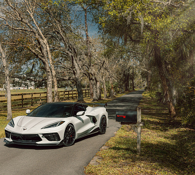 Фото дисков Vossen HF-7 на Chevrolet Corvette C8