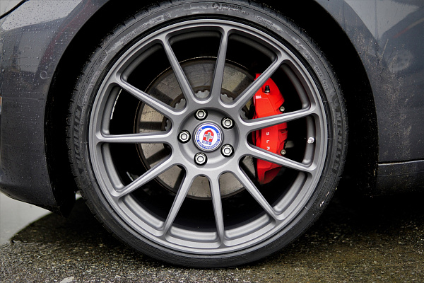 Фото дисков HRE RC103 Сатиновый графит на Tesla Model 3