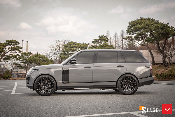 Фото дисков Vossen HF-2 Черный глянец на Land Rover Range Rover IV