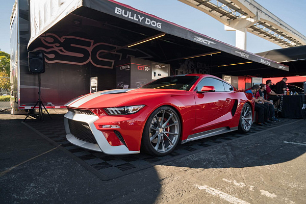 Фото дисков HRE P204 Сатиновый темный лак на Ford Mustang VI