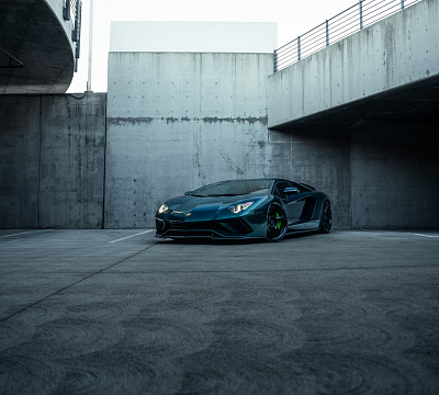 Фото дисков Brixton Forged TR05 на Lamborghini Aventador