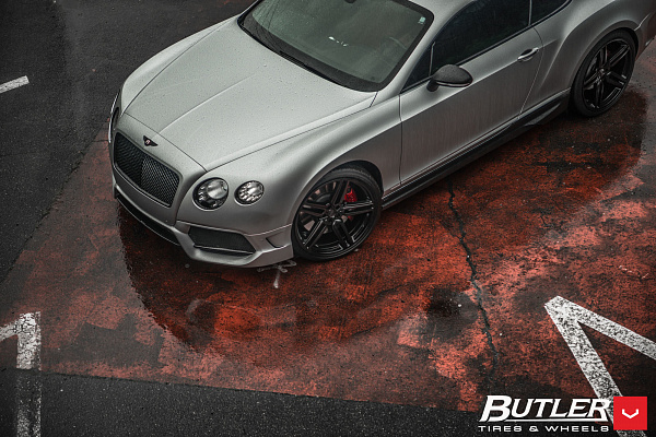Фото дисков Vossen HF-1 Черный сатин на Bentley Continental GT II
