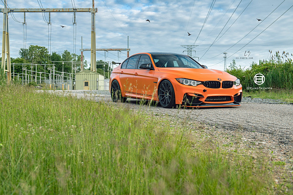 Фото дисков HRE RC103 Черный сатин на BMW 3/M3 (F3x/F80)