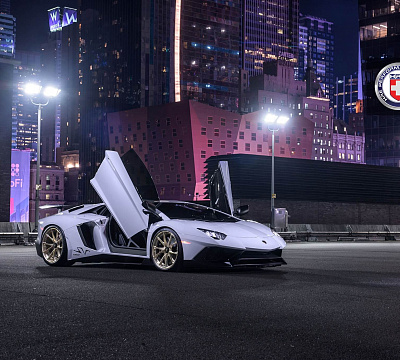 Фото дисков HRE P204 на Lamborghini Aventador