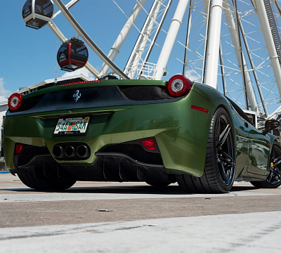 Фото дисков Anrky AN17 на Ferrari 458
