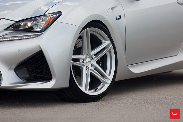 Фото дисков Vossen VFS-5 Серебро на Lexus RC