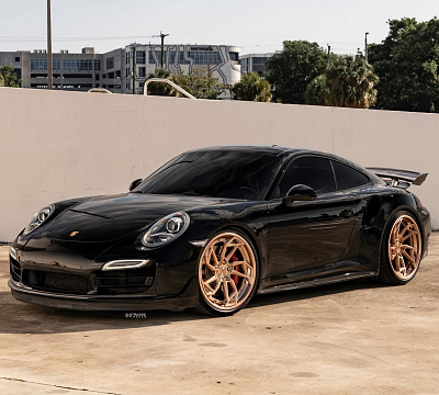 Фото дисков Strasse Wheels SB1 Deep Concave FS на Porsche 911 VII