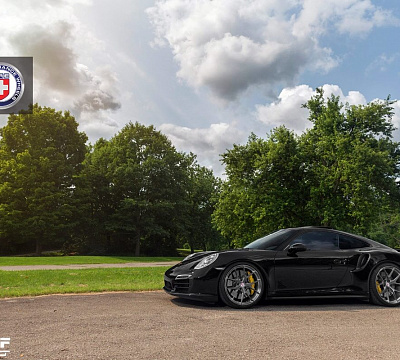 Фото дисков HRE P101 на Porsche 911 VII