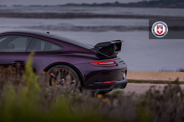 Фото дисков HRE P207 Сатиновая темная медь на Porsche 911 VII
