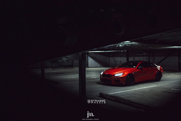 Фото дисков Strasse Wheels SV2 Deep Concave FS Черный сатин на BMW 6/M6 (F06/F13/F12)