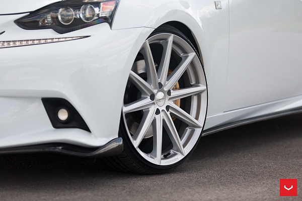 Фото дисков Vossen VFS-10 Серебро на Lexus IS II