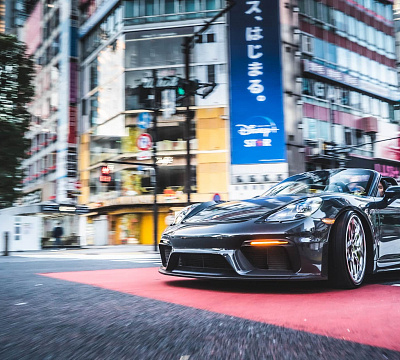 Фото дисков Brixton Forged CM5-R на Porsche Boxster IV