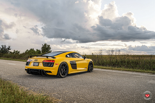 Фото дисков Vossen EVO-3 Черный сатин на Audi R8 (4S)