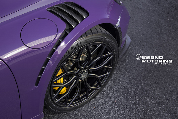 Фото дисков Vossen S17-01 Черный сатин на Porsche 911 VII