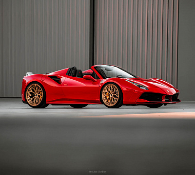 Фото дисков Brixton Forged CM6-R на Ferrari 488