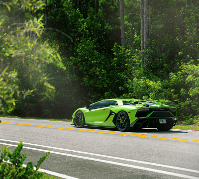 Фото дисков Vossen S21-01 на Lamborghini Aventador