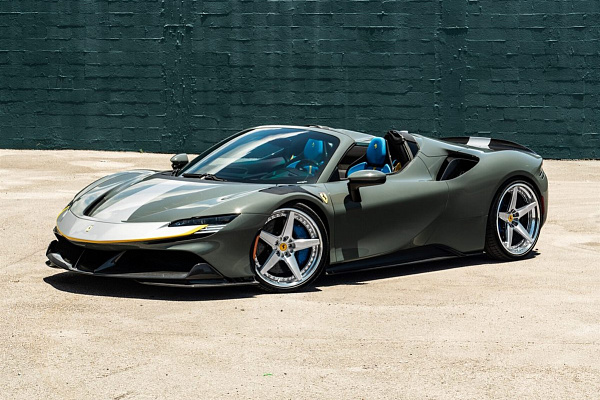 Фото дисков Anrky RS5.3 Полированный лак на Ferrari SF90