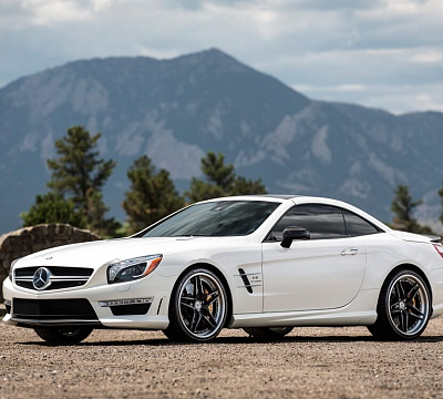 Фото дисков HRE S107 на Mercedes-Benz SL (R231)