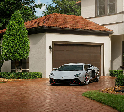 Фото дисков 1886 Wheels G010 на Lamborghini Aventador