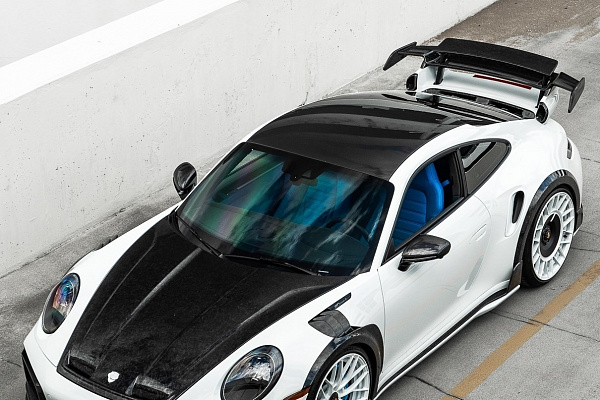 Фото дисков Anrky AN20 Aerosport Белый глянец на Porsche 911 VIII