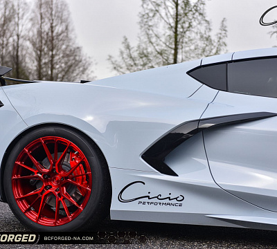 Фото дисков BC Forged EH184 на Chevrolet Corvette C8