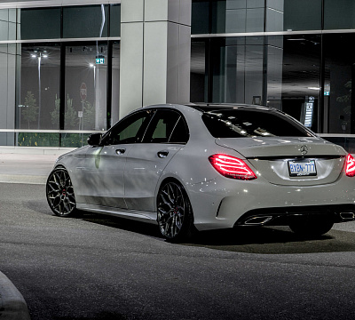 Фото дисков Vossen HF-2 на Mercedes-Benz C-Class (W205)