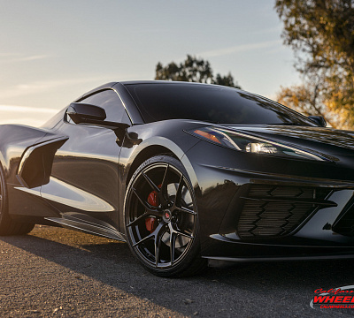 Фото дисков Vossen S21-01 на Chevrolet Corvette C8