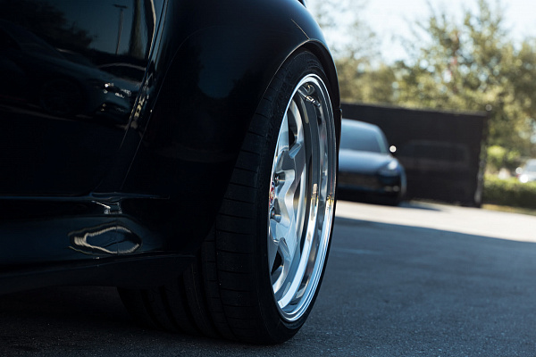 Фото дисков HRE 527 Глянцевый лак на Porsche 911 IV