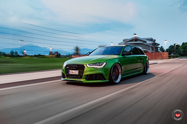 Фото дисков Vossen S17-03 (3-Piece) Глянцевый темный лак на Audi A/RS 6 (C7)