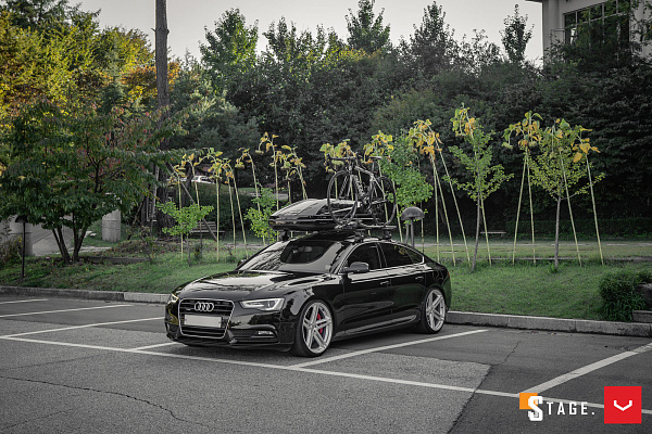 Фото дисков Vossen VFS-5 Серебро на Audi A/S/RS 5 (8T)