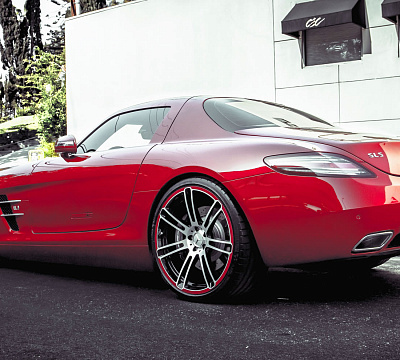 Фото дисков CEC C883 на Mercedes-Benz SLS AMG