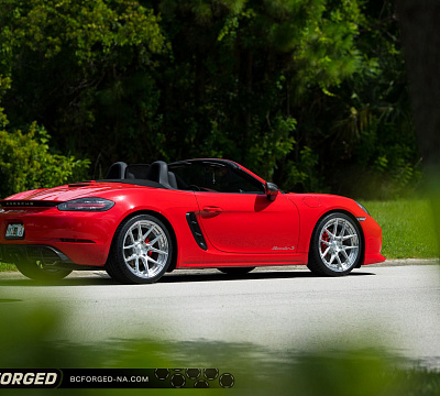 Фото дисков BC Forged HCA381 на Porsche Boxster III