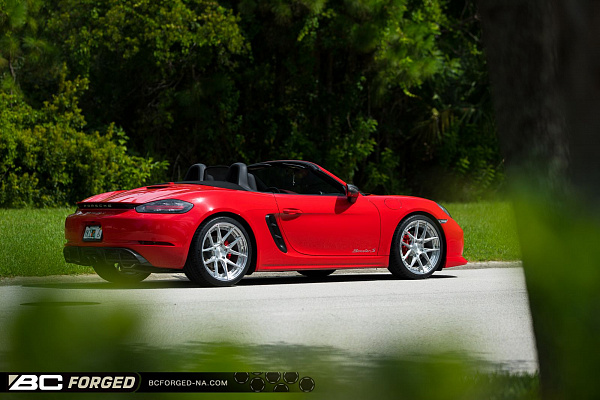 Фото дисков BC Forged HCA381 Глянцевый лак на Porsche Boxster III