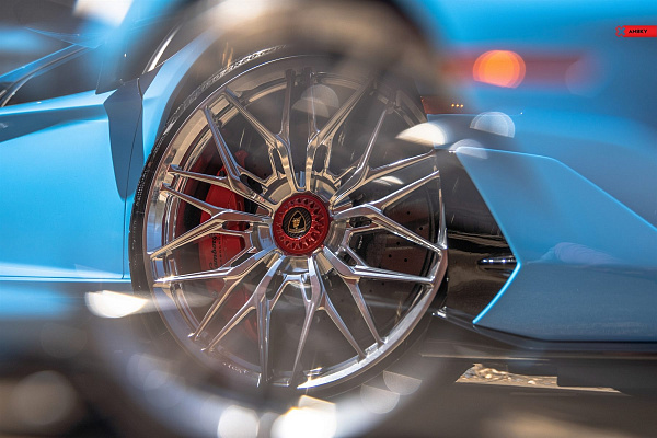 Фото дисков Anrky S1-X1 Полированный лак на Lamborghini Aventador