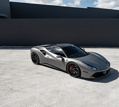Фото дисков Vossen HF-5 на Ferrari 488