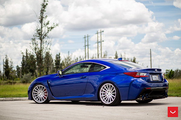 Фото дисков Vossen VFS-2 Серебро на Lexus RC