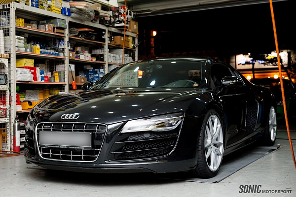 Фото дисков HRE P104 Серебро на Audi R8 (Typ 42)